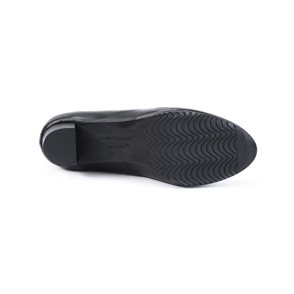 Hush Puppies รองเท้าผู้หญิง รุ่น  HP 8WDFB2044A - สีดำ (รองเท้าทางการหนังแท้ แบบสวม)