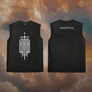เสื้อแขนกุด Cocktail 77 Ever Tour #6 Sleeveless Tanks ผ้า Co…