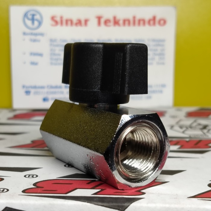 อุปกรณ์เสริมก๊อกน้ําบอลวาล์วมินิ / ก๊อกสต๊อปผีเสื้อ "ITALY" F/F "1/4 นิ้ว"