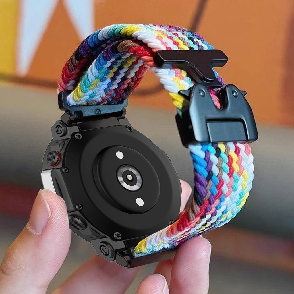 สไตล์ร่มชูชีพสําหรับ Huami Amazfit T-Rex 2 3 Braided Smart Watchband สร้อยข้อมือกีฬาสําหรับ Xiaomi Amazfit T-Rex/T Rex Pro 2 3