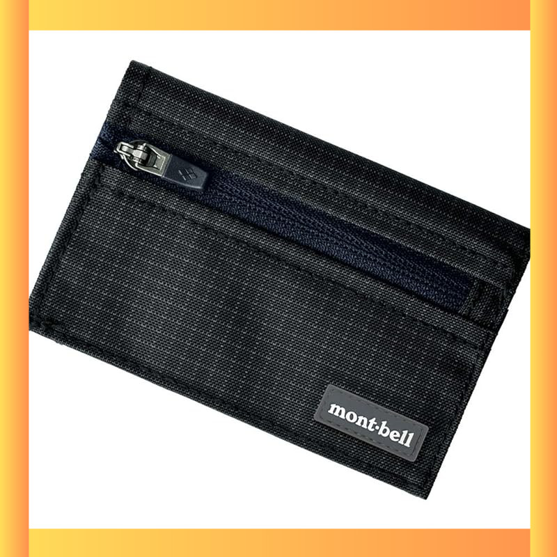 [Montbell] mont-bell Unisex Nylon Trail Wallet Compact น้ำหนักเบา BK (สีดำ) 1133248