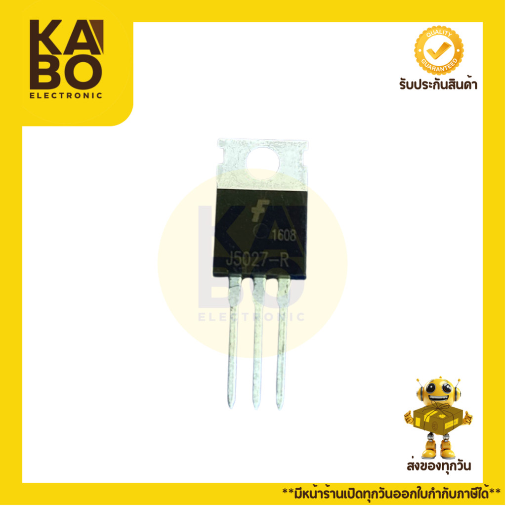J5027 Transistor NPN 3A 800V ของแท้ สำหรับวงจรเพาเวอร์ซัพพลายและงานควบคุมแรงดัน - รูปที่ 2