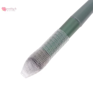 RENBG 100 ชิ้นตาข่ายยืดหยุ่นสุทธิ Protectors ฝาครอบ Sheath ความงามสีขาวเครื่องสําอาง Make Up แปรง Guards สะดวกเครื่องมือ TH
