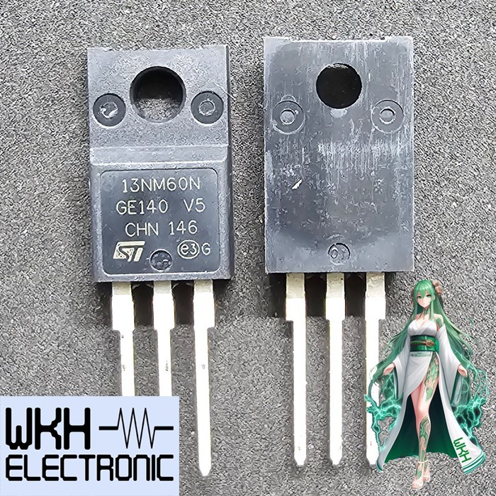 เครื่องมือชิ้นส่วน ORI 13NM60N STF13NM60N 13N60 Mosfet N-Ch 600V 13A TO220