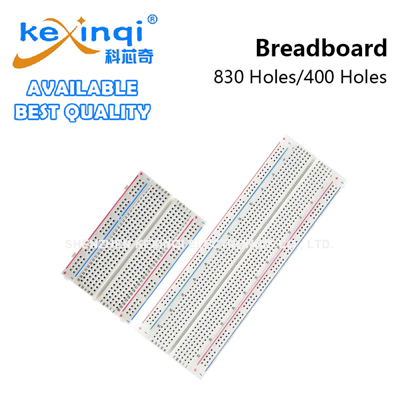 (1 ชิ้น) 830 หลุม Solderless Breadboard MB-102 Mini Breadboard 400 หลุม Test พัฒนา DIY