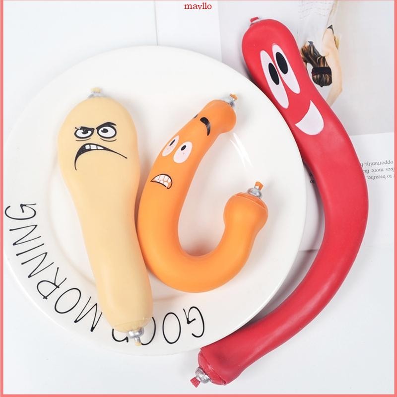 MAVLO Decompression ยืดของเล่น Vent Hot Dog Memory Sand ตลกใหม่ของเล่นแปลกใหม่ความวิตกกังวลบรรเทาราย