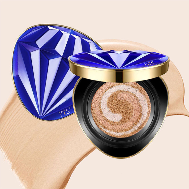 ✨YZS Sapphire Concealer Three-in-One Skin-Nourishing Cushion Cream Moisturizing กันน้ํา Sweat-Proof 