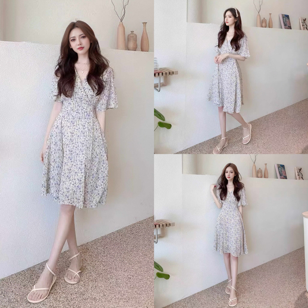 เดรสฤดูร้อนลายดอกไม้สดใสสำหรับสาวตัวเล็ก ดีไซน์เก๋ๆ ใส่สบายสุดๆ