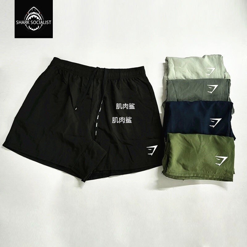 ชุดกางเกงขาสั้นสำหรับผู้ชาย Gymshark สำหรับฟิตเนสและกีฬา แห้งเร็ว