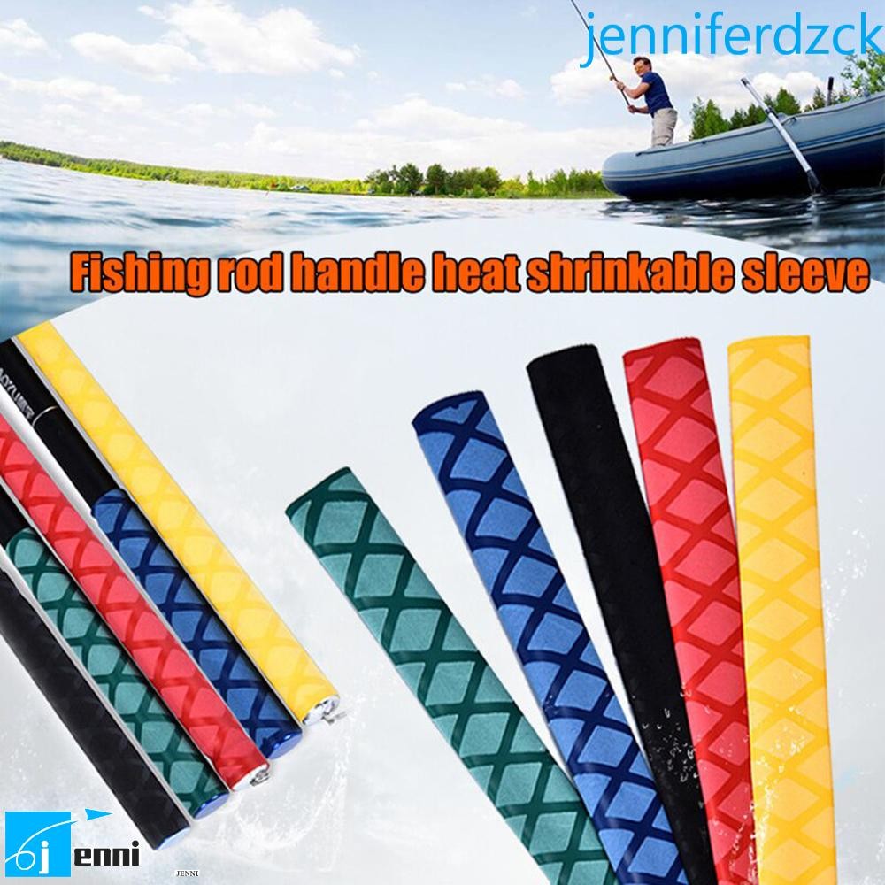 JENNIFE ความร้อนหดห่อท่อ 5 สี 15/18/20/22/25/28/30/35 มม.แร็กเก็ต Handle Grip Sleeve ฉนวนป้องกันกันน้ํา Polyolefin Handle ฉนวน