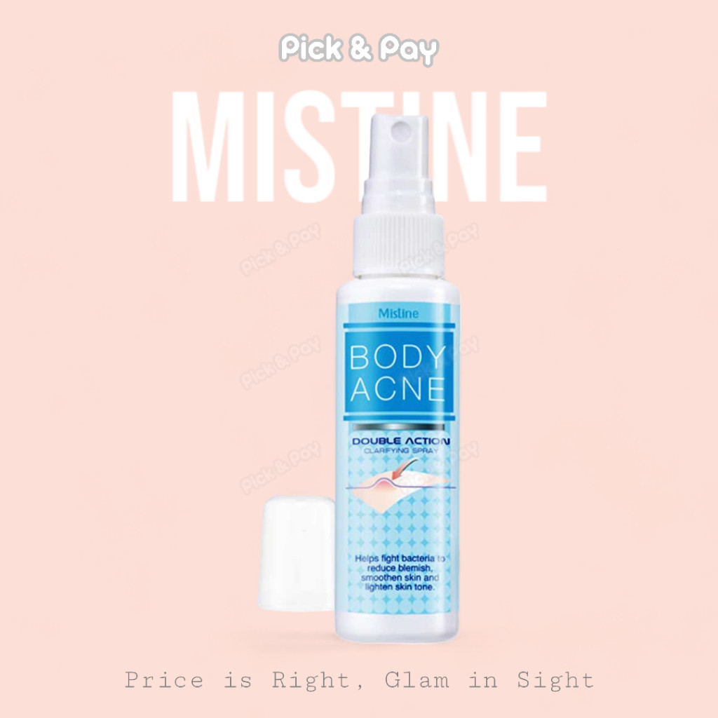 Mistine สเปรย์ สเปรย์ฉีดสิวที่หลัง Body Acne Double Action Clarifying Spray 50ml.