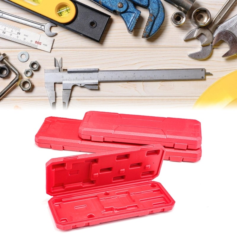 Zzz พลาสติกที่ทนทานสําหรับ Dial Calipers Storage Case เหมาะสําหรับงานไม้งานโลหะและวิศวกรรมใช้