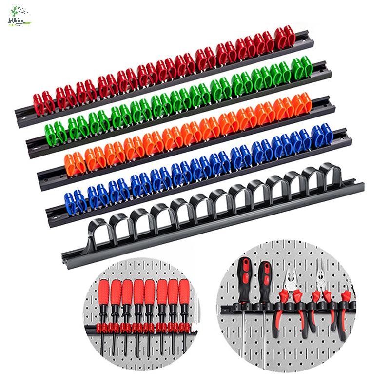 Cod ไขควงผู้ถือเครื่องมือ Wall Organizer Wall Mount สําหรับรองประแจ Plier ไขควงองค์กรชั้นวางจอแสดงผลใหม่