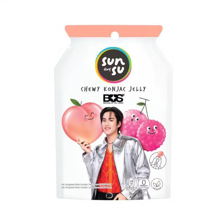 สินค้าพร้อมส่ง???? SUNSU X BUS ซันซุ เยลลี่ซันซุ เยลลี่ผสมบุก ( 1 ซอง ...