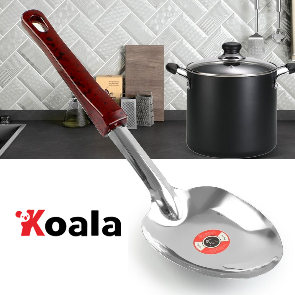 Koala ตะหลิวสั้นแม็กไลท์แดง  สำหรับทำอาหาร การผัด การทอด 30cm
