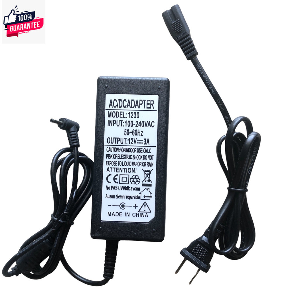 Adapter ใหม่ ใช้กั FUJITSU 12V 3A ใช้กั Fujitsu Stylistic M702 Q506 Q507 Q508 Q509 V535 Q555 Q582/F 