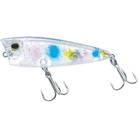 【kumanon Japan】DUEL Hardcore LG Popper (F) 50mm 4.5g Popper Light Game Lure (ปลาทรายดำ, ปลาทูม้า, ปล