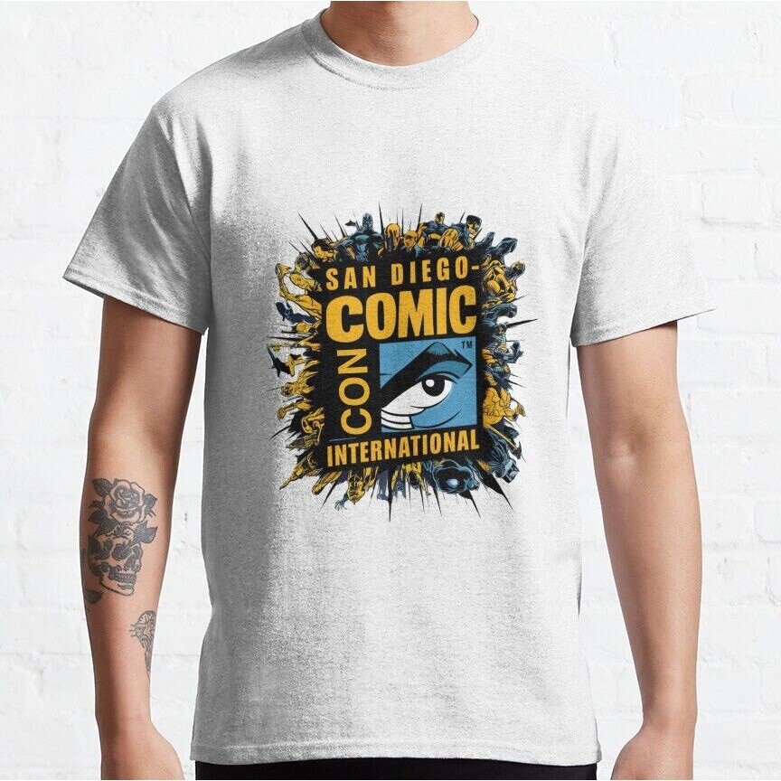 Nwt San Diego Comiccon International Inspired Costume Art เสื้อยืด