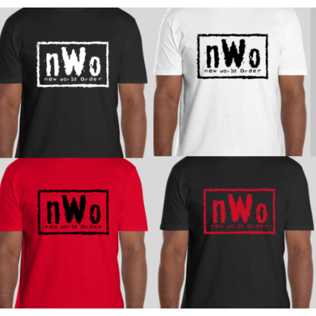 New World Order Shirt Nwo Logo Wcw Pro Wrestling T Shirt Tee
