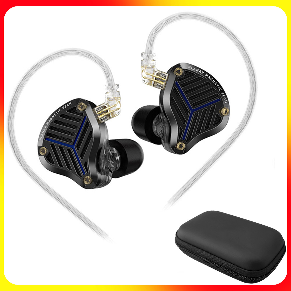 FAAEAL KZ PRX HiFi Planar Driver ชุดหูฟังเพิ่มกรณี In-ear Monitor หูฟังเพลง IEM พร้อมสายที่ถอดออกได้
