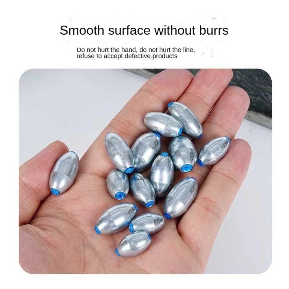 CANICE Sinkers สำหรับตกปลา 20 ชิ้น ขนาด 3-10 กรัม สแตนเลส ทนทาน เหมาะสำหรับการตกปลาทั่วไปและปลาคาร์ฟ - รูปที่ 6