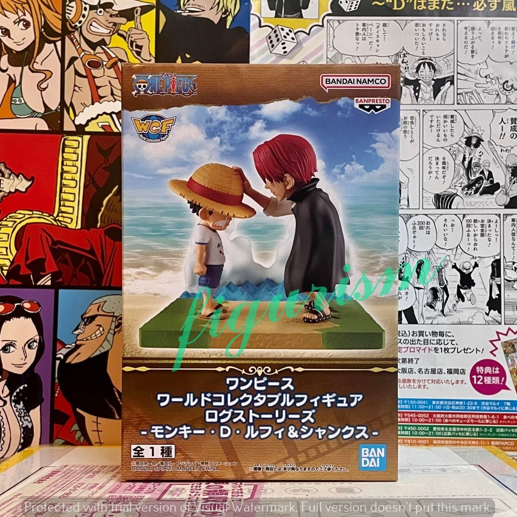 🔥 WCF Log Stories Monkey D. Luffy & Shanks one piece วันพีซ 🔥 ของแท้ จาก ญี่ปุ่น💯