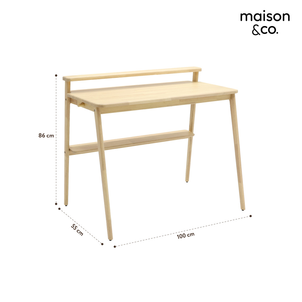 SB Design Square โต๊ะทำงาน DAISY สีครีม (100x55x86 ซม.) แบรนด์ MAISON&CO. ราคา ถูกที่สุด ดีลบีเคเค แกลเลอรีภาพที่ 6