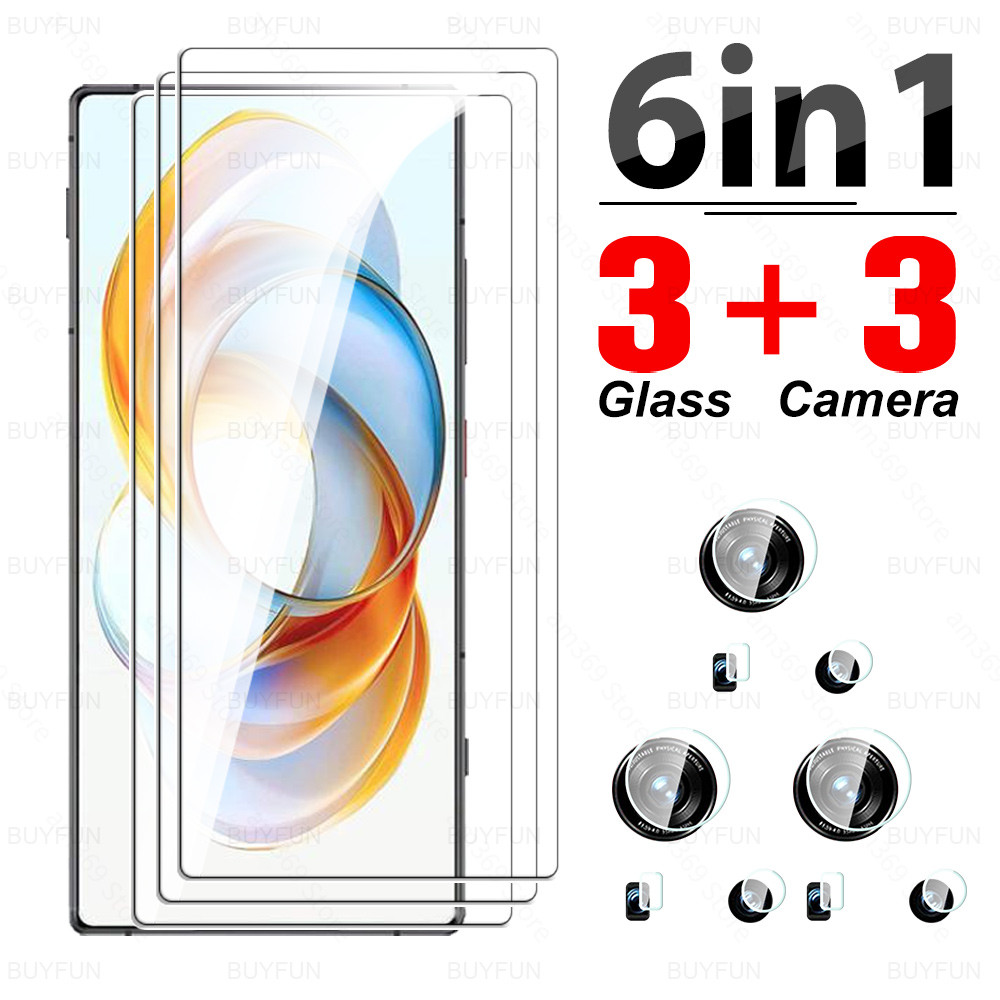 6in1 สําหรับ ZTE nubia Z70 Ultra กระจกนิรภัยกาวเต็มหน้าจอ Protector nubia Z70 Ultra Z70 U 70Ultra 5G