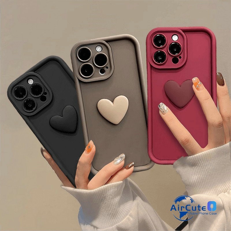 เคส VIVO V60 V50 Lite V40 V30 V30e V29 V29e V27 V25 V23 V23e V21 V20 V19 S1 Pro 4G 5G 3D DIY Cute Love Heart Stair Soft Case