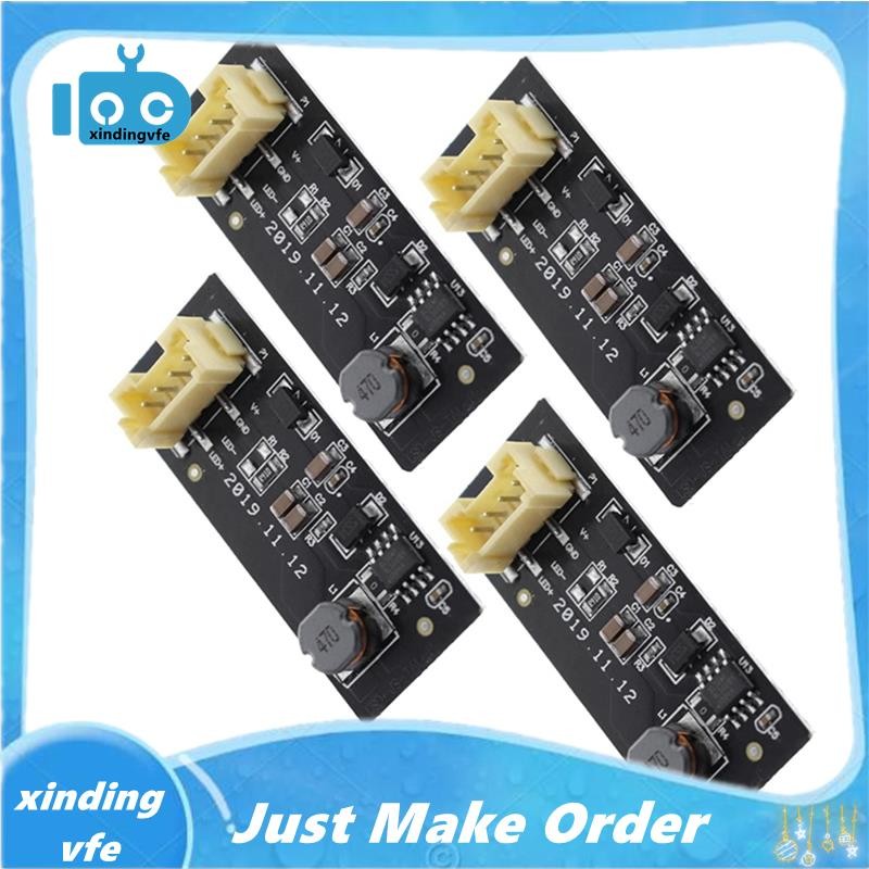 โมดูลไดรเวอร์ชิปไฟท้าย 4 ชิ้น B003809.2 แผงทดแทนไฟท้าย LED สำหรับ BMW X3 F25 2010-2017 63217217313