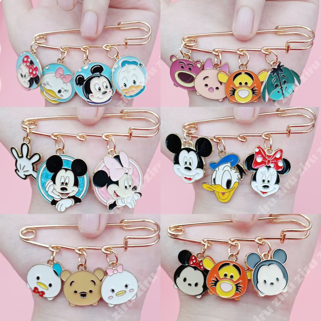 Mickey Mouse เครื่องประดับ Mickey เข็มกลัดปก Minnie เคลือบ Pin ของขวัญวันเกิดเด็ก Creative Party ของขวัญ