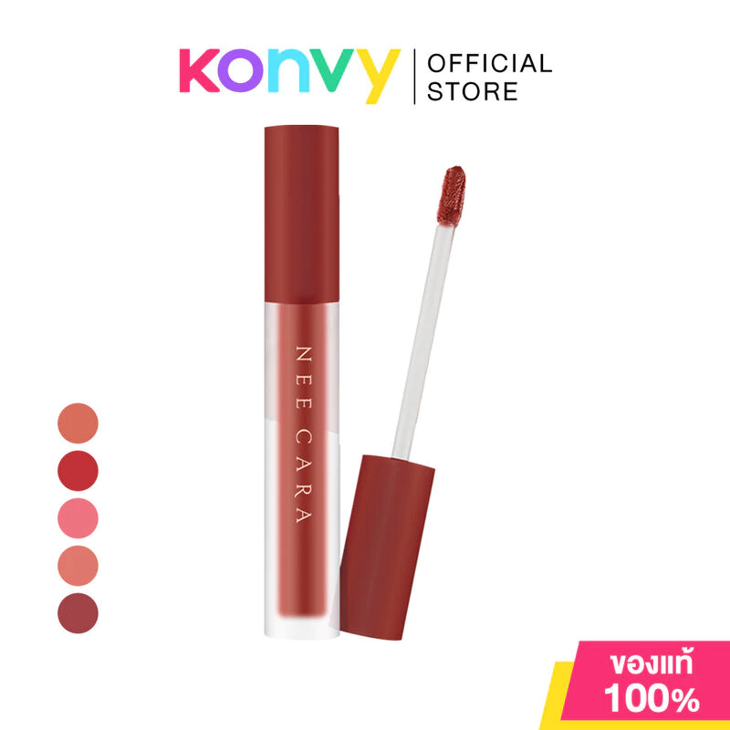 NEE CARA Velvet Matte Lip Glaze 4g นี คาร่า ลิปแมทเนื้อกำมะหยี่
