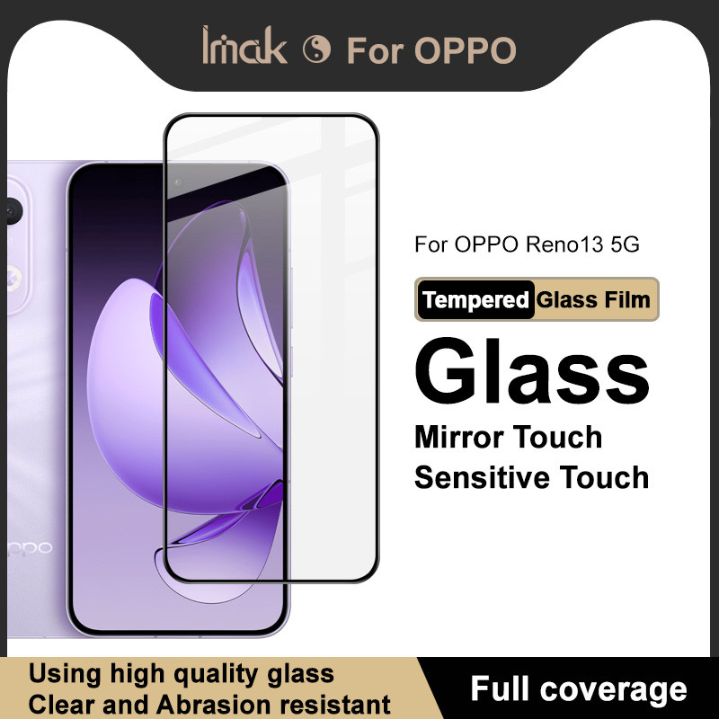 ฟิล์มกระจก Reno 13 5G IMAK Pro+ กระจกนิรภัยเต็มรูปแบบสําหรับ OPPO Reno13 5G ฟิล์ม