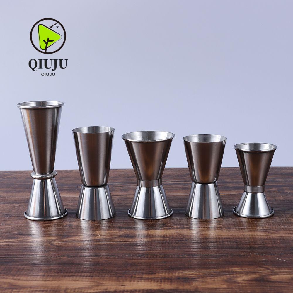 Qiju วัด Jigger Home & Living แก้วค็อกเทลสแตนเลส