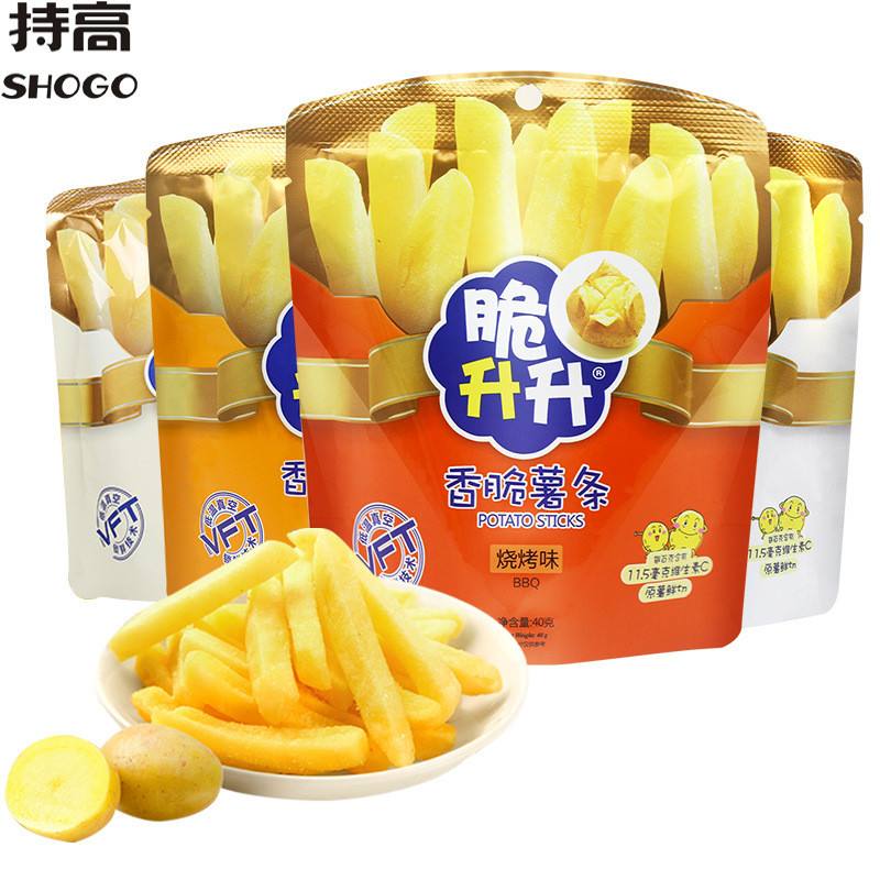 Crispy Shengsheng French Fries 40g Honey Butter Original Crispy French Fries Potato Fries แพคเกจขนาดเล็กป่องของว่างสบายๆ 13381219