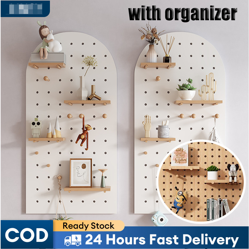 ชั้นวางของติดผนัง Pegboard DIY ชั้นวางของติดผนัง Pegboard ชั้นวางของติดผนัง DIY ชั้นวางของติดผนังในค