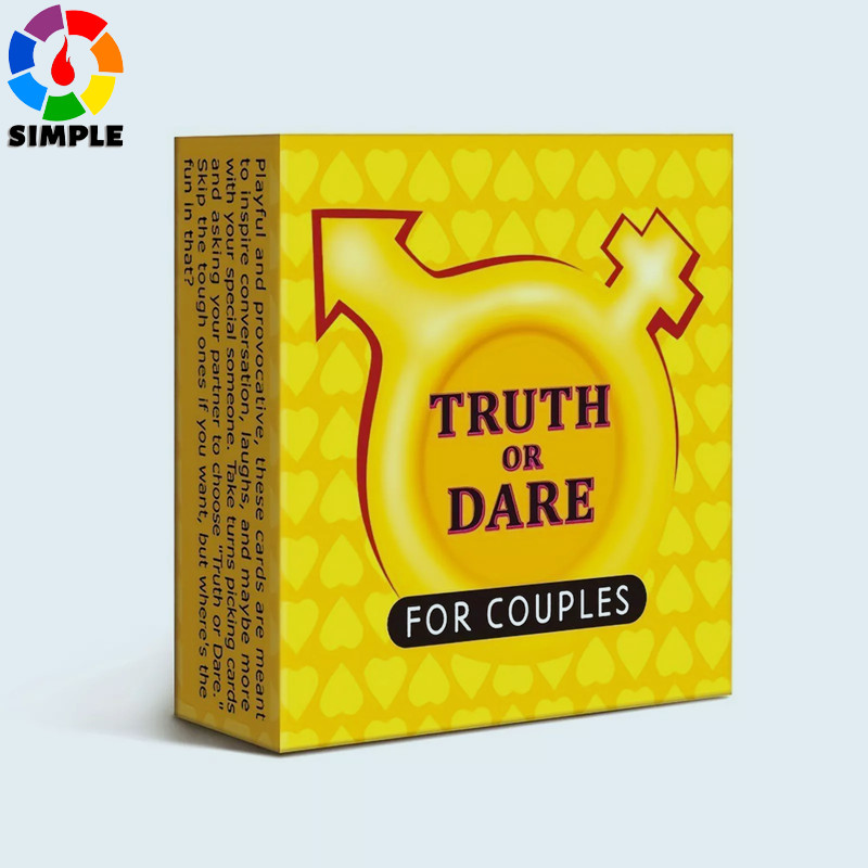 Hot Sell Couples and Lovers′ Game in Private Truth & Dare Card Games