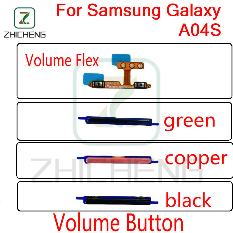 สําหรับชิ้นส่วนเปลี่ยนปุ่มปรับระดับเสียง Samsung Galaxy A04s