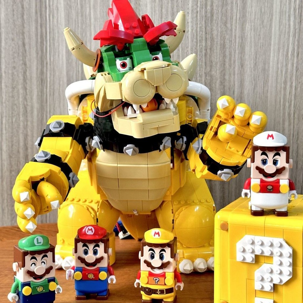เข้ากันได้กับ Lego Kuba 71411 Building Blocks/Super Mario Series ของเล่นประกอบเสริมพัฒนาการสำหรับเด็
