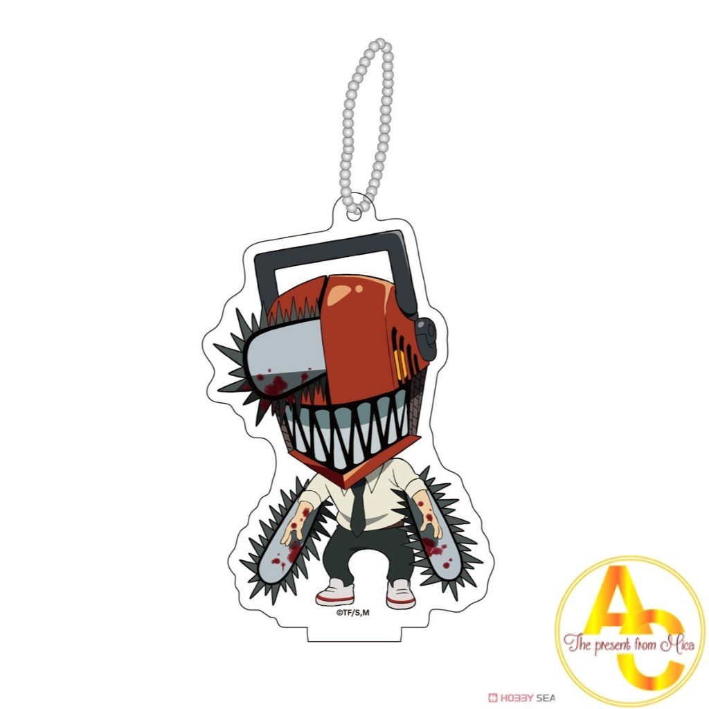 พวงกุญแจอะคริลิค chainsaw man makima denjipochita himeno higashiyama kobeni อะนิเมะ