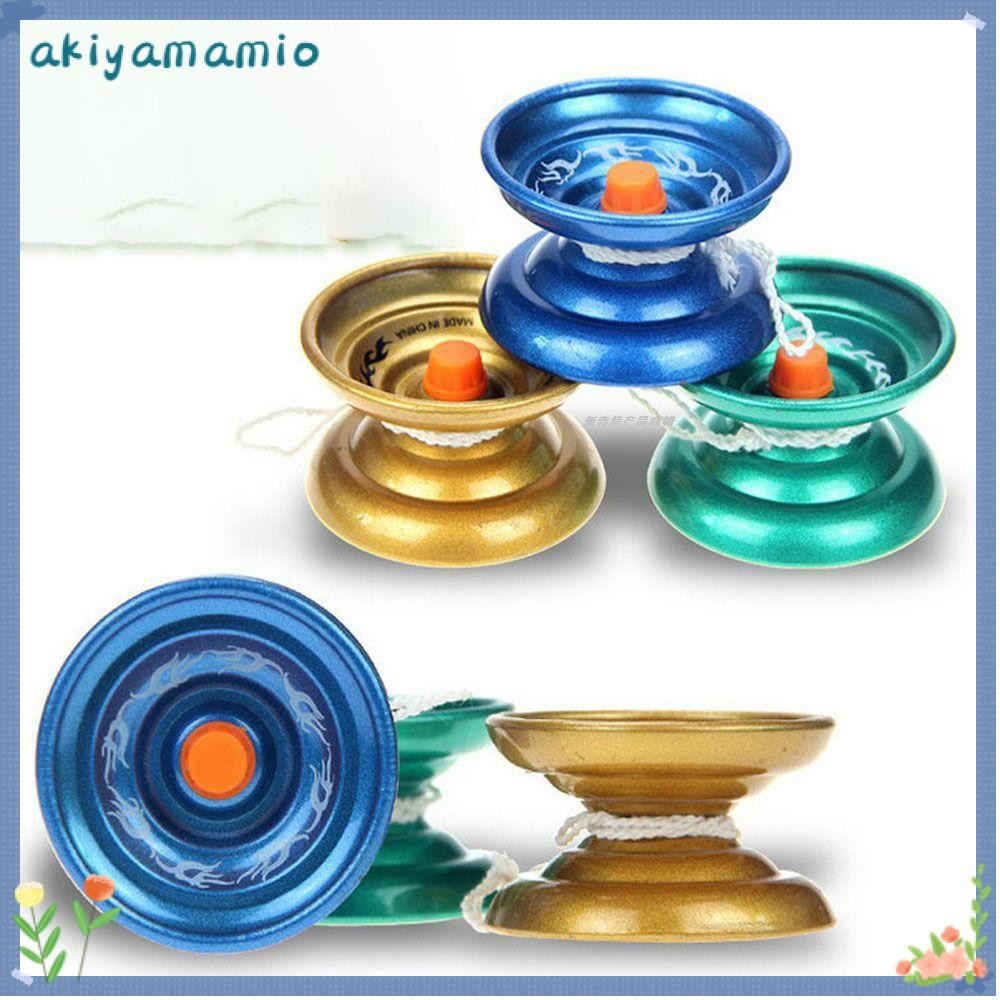 AKIYAMAMIO 1A Yoyo Ball, โลหะผสม Anti Drop Yoyo ของเล่น, ความเข้มข้นทนต่อการสึกหรอทนทาน Dead Sleep Y