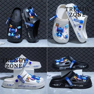 TRENDYZONE รองเท้าแตะชายหาด, Anti Slip รองเท้าถ้ํา Stitch สบาย, รองเท้าแตะฤดูร้อนกันน้ําระบายอากาศพื้นหนาอเนกประสงค์
