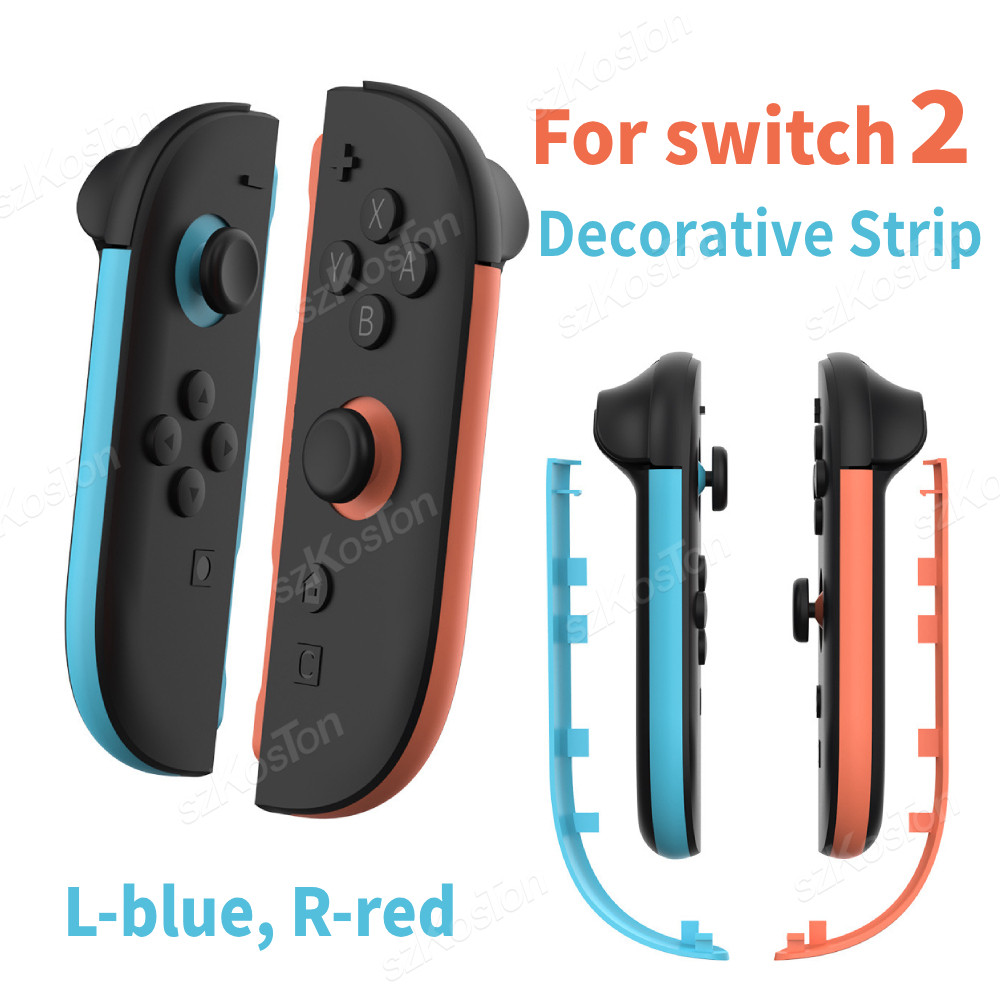 แถบตกแต่งที่อยู่อาศัยเชลล์เปลี่ยนสําหรับสวิตช์ NS 2 Joycon Controller กรณีแผ่น NS2 Joy con Faceplate ฝาครอบอุปกรณ์เสริม