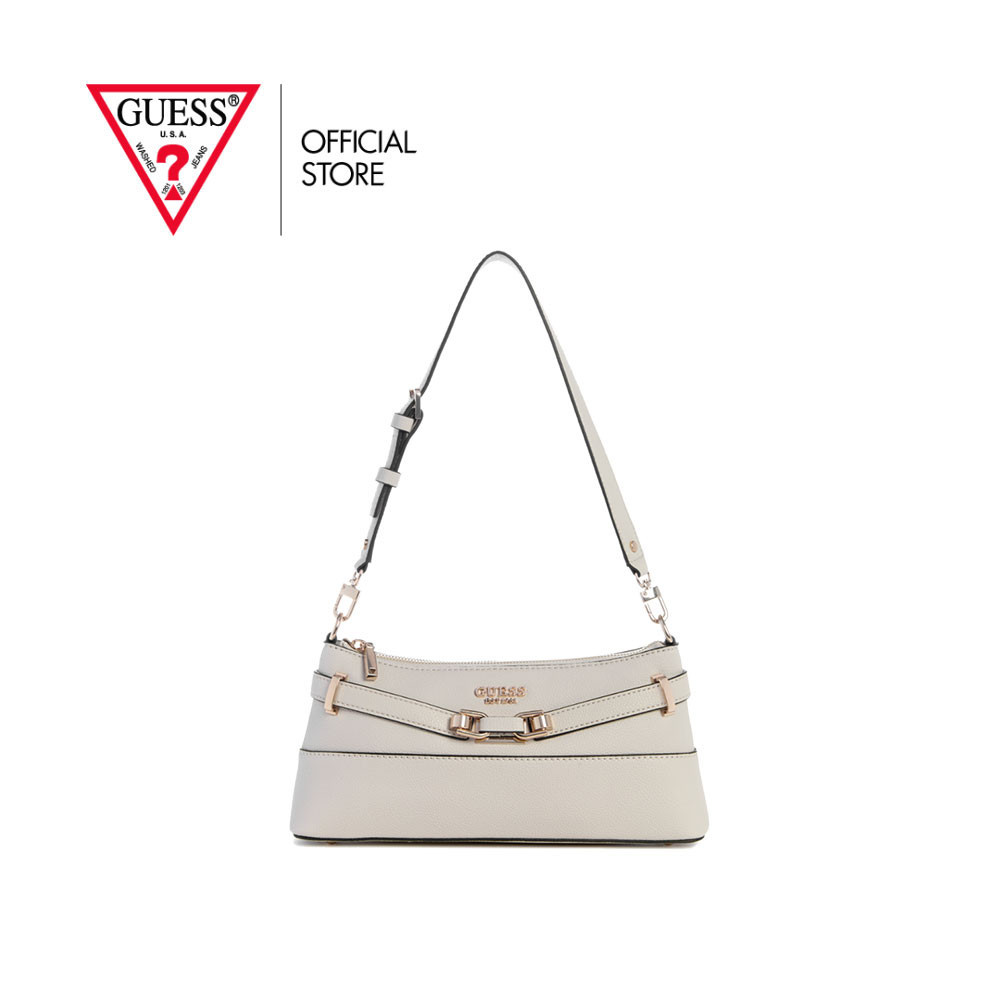 GUESS กระเป๋า รุ่น BG952717 SILVYE SHOULDER BAG สีขาว