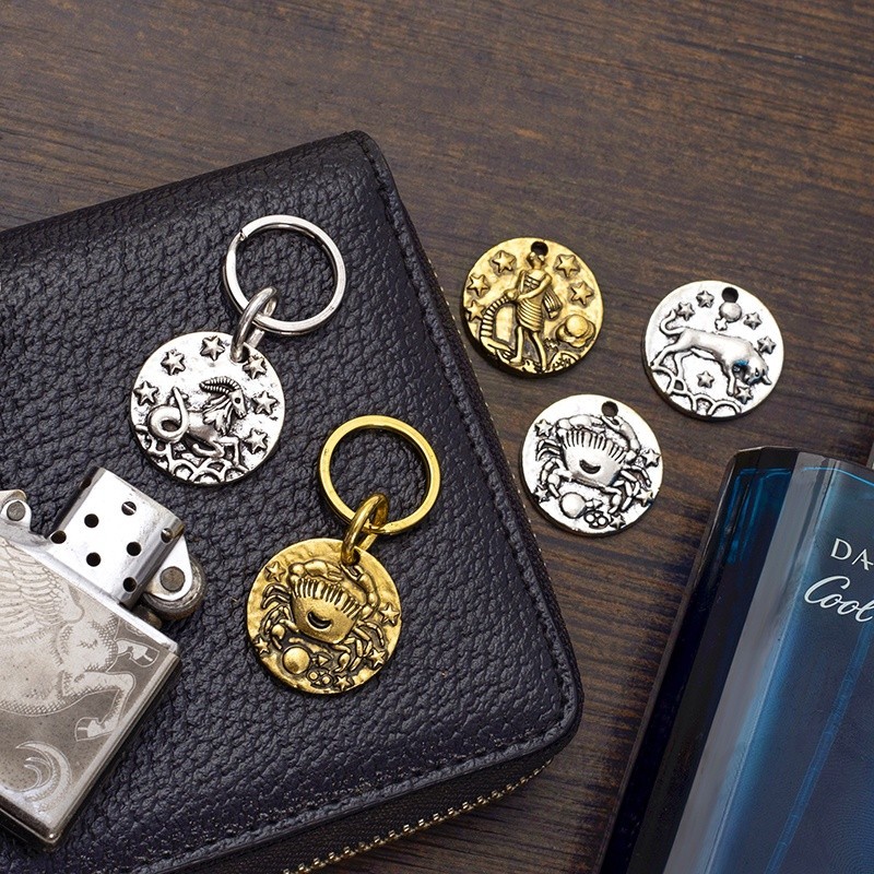 GANTUNGAN 12 CHINESE ZODIAC KEYCHAIN MADE OF COPPER ZODIAC KEYCHAIN