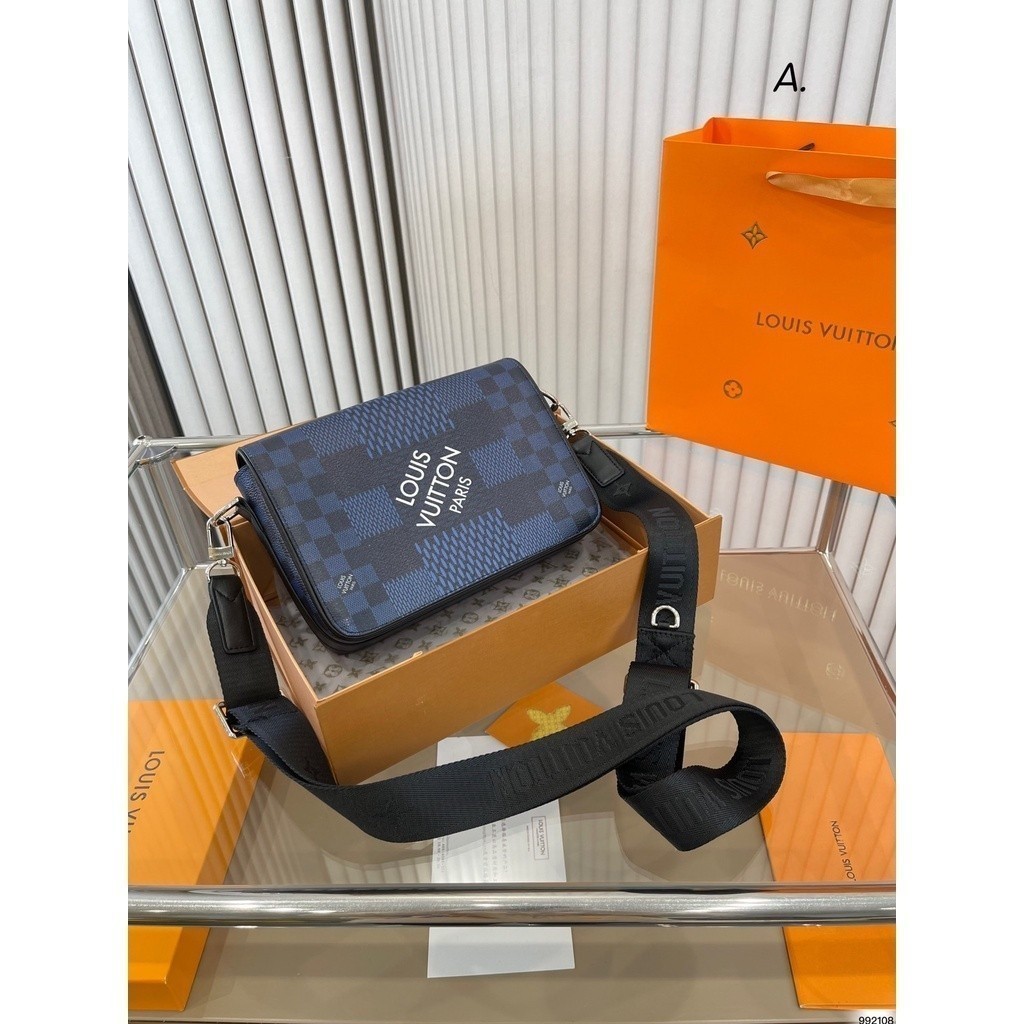 กระเป๋าหรูหราสําหรับผู้หญิง L0UIS VUITT0N STUDIO SERIES CHECKERED MONOGRAM GIANT COATE