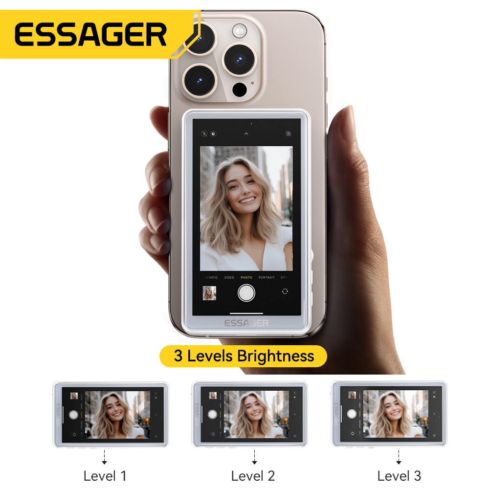 Essager Selfie / Live Streaming Mirror Phone Screen Display - Wireless HD Screen Sharing สําหรับ Ip /Android
