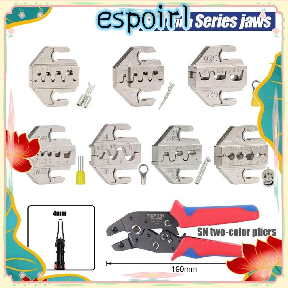 ESPO SN CRIMPING คีม Jaw, SN-2546B 02C 06WF 2549 03H CRIMPING คีมขากรรไกร, 48B 58B กว้าง 4 มม.Crimpi