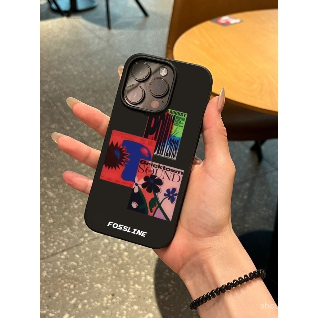 เคสเจลลี่สไตล์เรโทรด้านสำหรับ iPhone เข้ากันได้กับ iPhone 16 Pro Max/15/14 Pro Max/13 Pro Max/12 Pro