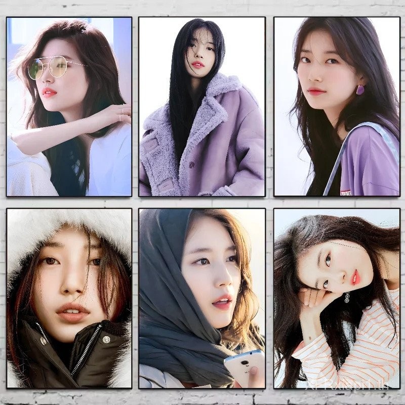 Suzy BAE suzy หญิงดาวโปสเตอร์ HD ศิลปะบ้านห้องนั่งเล่นตกแต่ง, ไม่มีกรอบผ้าใบจิตรกรรมของขวัญ ejjw